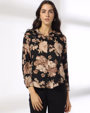 Women Floral Print Regular Fit Shirt