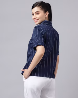 Women Striped Regular Fit Shirt