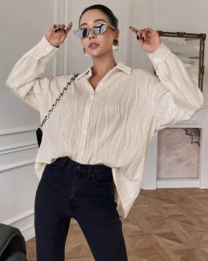 Women Striped Regular Fit Shirt